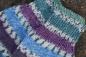 Mobile Preview: 41- 42 gestrickte Wollsocken Socken Lana Grossa grün/blau/lila