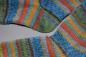 Mobile Preview: 35 - 36 gestrickte Socken Wollsocken Opal kunterbunt