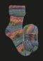 Mobile Preview: Gestrickte Socken Opal Hundertwasser *Use Public Transport - Save the City