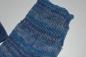 Mobile Preview: Gestrickte Socken aus Lana Grossa Landlust *jeans, grau, schöne weiche Wolle, Geschenk, Damen, Herren