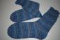 Mobile Preview: 43/44 Gestrickte Socken aus Lana Grossa Landlust * blau Töne, schöne weiche Wolle, Geschenk, Damen