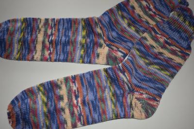 45 - 46 gestrickte Socken Opal Hundertwasser Hainburg - Die Freie Natur ist unsere Freiheit
