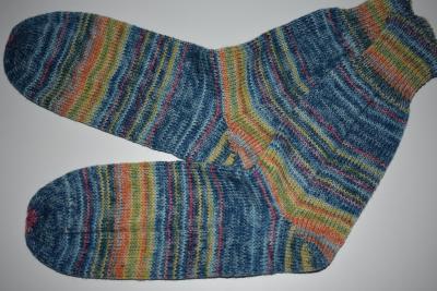 Gestrickte Socken aus Lana Grossa Landlust *bunt, schöne weiche Wolle, Geschenk, Damen, Herren