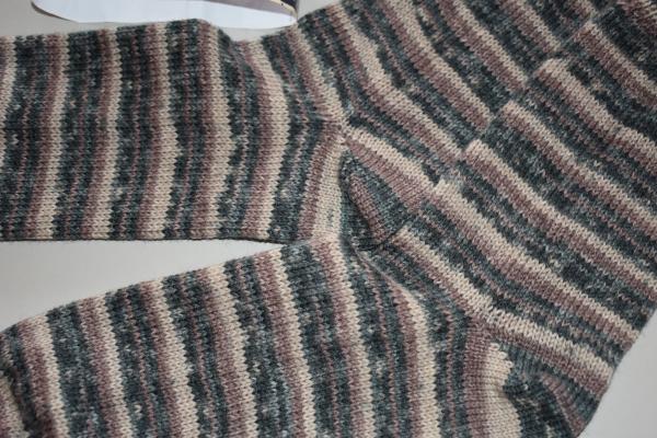 Opal Ocean gestrickte Socken braun/grau gemustert *
