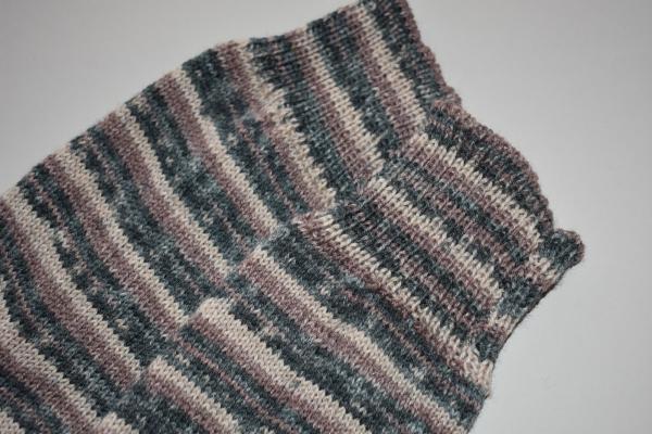 Opal Ocean gestrickte Socken braun/grau gemustert *