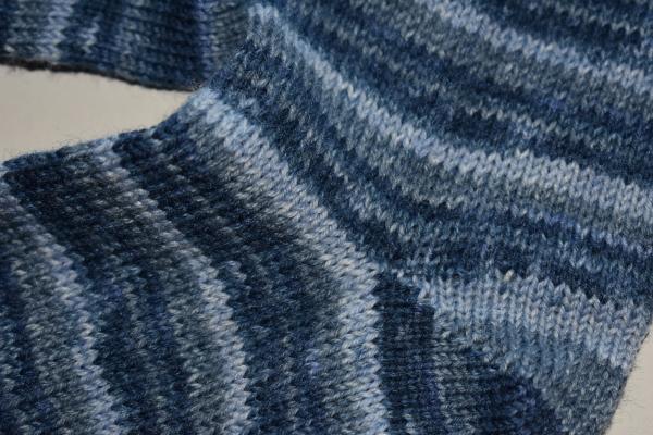 Opal Ocean gestrickte Socken jeans Raue See gemustert *