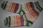 Preview: 37 - 38 gestrickte Socken Opal Nach Hundertwasser* Wintergeist