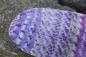 Preview: Gestrickte Socken Wollsocken Lana Grossa lila