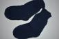 Preview: Gestrickte Baby Socken Wolle mit 5 % Kaschmir-Anteil Stricksocken, Geschenk, Taufe, Geburt blau Gr. 19/20