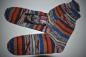 Preview: 43- 44 gestrickte Socken Opal Nach Hundertwasser *Regentag auf Liebe Wellen, Geschenk, Stricksocken, Socks, Wollsocken