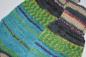 Preview: 43 - 44 gestrickte Socken, Stricksocken, Haussocken, Socks Opal Nach Hundertwasser -der Blaue Mond