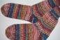 Preview: 37/38 Gestrickte Socken Opal Nach Hundertwasser Socks Strümpfe Geschenk Abschied aus Afrika