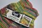 Preview: 43 - 44 Opal Nach Hundertwasser, gestrickte Socken, The rain falls far from us falls the rain, geschenk