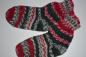 Preview: Babysocken 17 - 20 selbstgestrickte Weihnachts - Socken Wollsocken Flotte Socke **