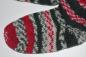 Preview: Babysocken 17 - 20 selbstgestrickte Weihnachts - Socken Wollsocken Flotte Socke **