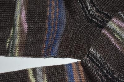 Preview: 39/40 Gestrickte Socken Wollsocken Stricksocken Socks Strümpfe Geschenk Opal Mix