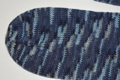 Preview: 47 - 48 gestrickte Socken Wollsocken Socks Strümpfe Sporty blau