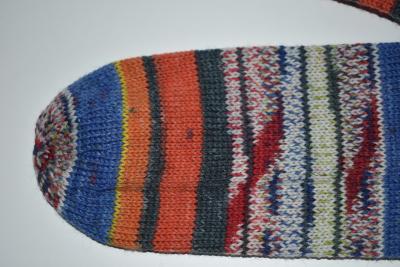 43- 44 gestrickte Socken Opal Nach Hundertwasser *Regentag auf Liebe Wellen, Geschenk, Stricksocken, Socks, Wollsocken