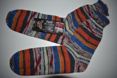 43- 44 gestrickte Socken Opal Nach Hundertwasser *Regentag auf Liebe Wellen, Geschenk, Stricksocken, Socks, Wollsocken