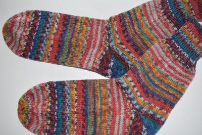 37/38 Gestrickte Socken Opal Nach Hundertwasser Socks Strümpfe Geschenk Abschied aus Afrika