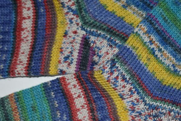 37/38 Gestrickte Socken Wollsocken Stricksocken Socks Strümpfe Geschenk Opal Mix grün türkis