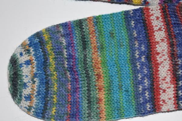 37/38 Gestrickte Socken Wollsocken Stricksocken Socks Strümpfe Geschenk Opal Mix grün türkis