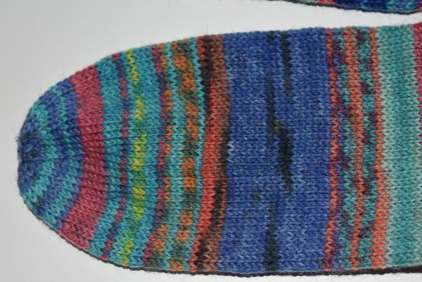 39/40 Gestrickte Socken Wollsocken Stricksocken Socks Strümpfe Geschenk Opal Mix