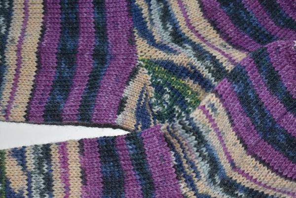 37/38 gestrickte Socken Opal Nach Hundertwasser Socks Strümpfe Geschenk Imagine Tomorrow´s World