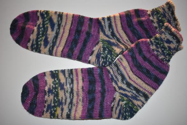37/38 gestrickte Socken Opal Nach Hundertwasser Socks Strümpfe Geschenk Imagine Tomorrow´s World