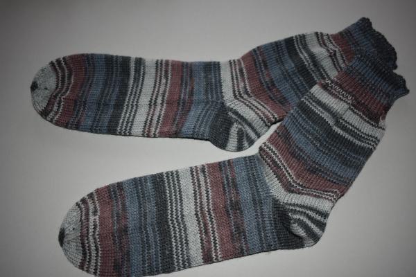 41 - 42 Gestrickte Socken in Ihrer Wunschgröße Opal Herren