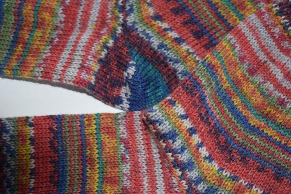 41/42 Gestrickte Socken Opal Nach Hundertwasser Socks Strümpfe Geschenk Abschied aus Afrika