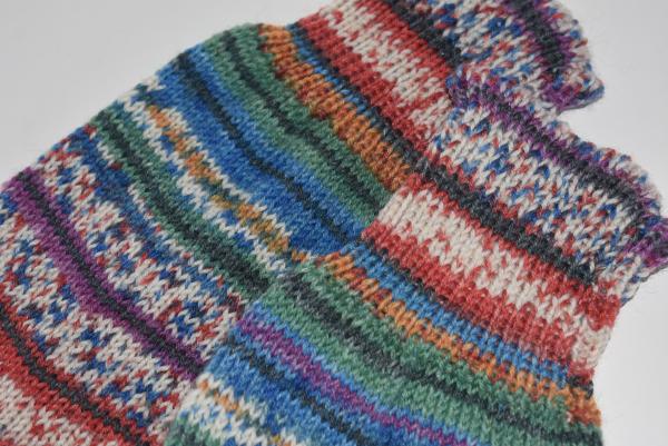 41/42 Gestrickte Socken Opal Nach Hundertwasser Socks Strümpfe Geschenk Wellenlänge