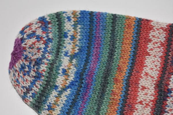 41/42 Gestrickte Socken Opal Nach Hundertwasser Socks Strümpfe Geschenk Wellenlänge